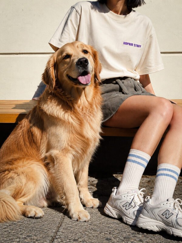 Working Hard For The Boss (Dog) Oversized T-Shirt