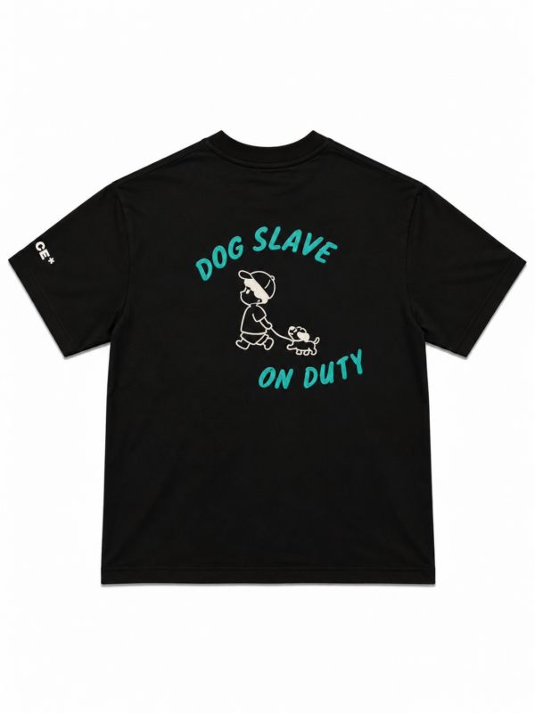 Dog Slave On Duty Oversized T-Shirt