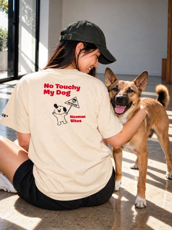 No Touchy My Dog Oversized T-Shirt
