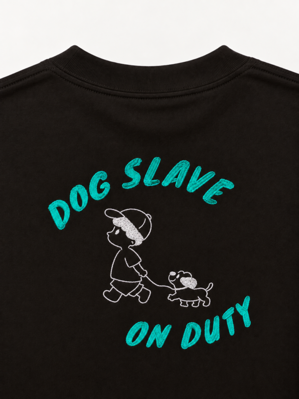 Dog Slave On Duty Oversized T-Shirt