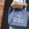 Space Pet Club Cat Slave Tote Bag The Certified Slave Series