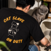 Cat Slave On Duty Oversized T-Shirt